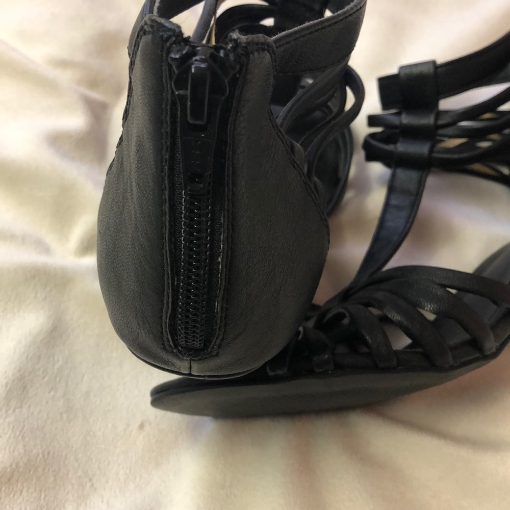 Zip Back Strappy Heels - Picture 2 of 2